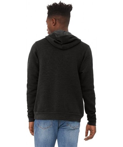 3719 Unisex Poly-Cotton Fleece Pullover Hoodie Black Heather $15.83 Hoodies & Sweatshirts