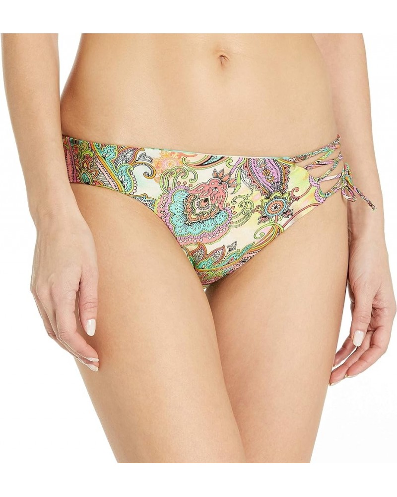 Women's Standard Callejera Reversible Sexy Side Full Bikini Bottom Multi $29.10 Swimsuits