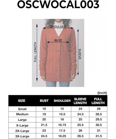 Women's Casual Slim Fit Cardigan Sweaters Long Sleeve Button Down Lightweight Mid Length Oscwocal003-black $14.21 Sweaters