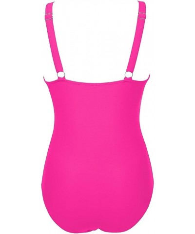 Women's Competitive Athletic 1 Piece Swimsuit Racerback Training Swimwear Bathing Suits Swimsuit Women Z03 Hot Pink $25.99 Sw...