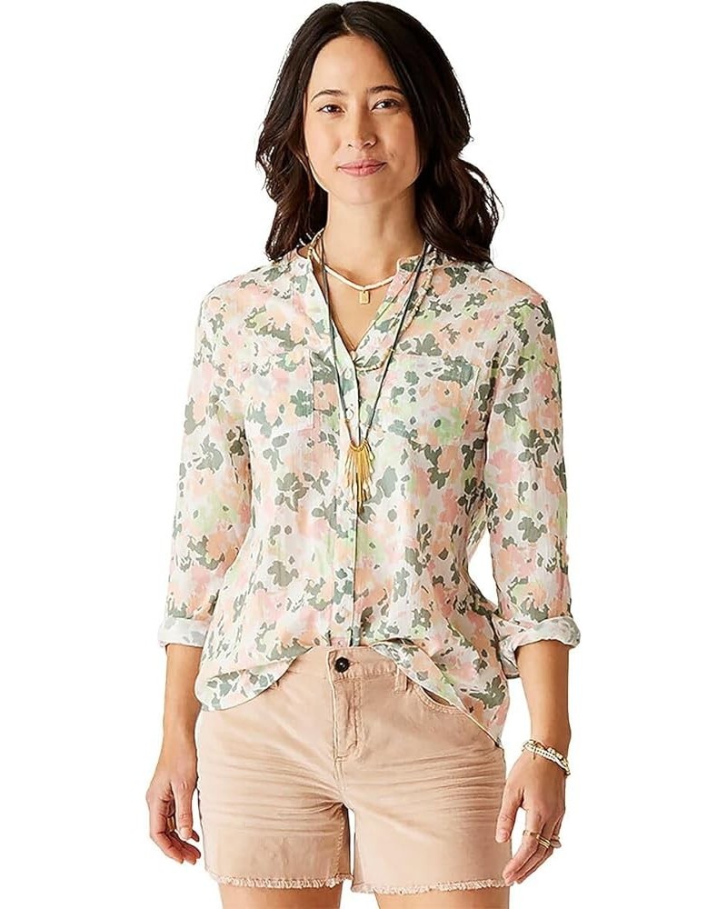 Women's Dylan Gauze Tunic Cloud Wildflower $10.19 Tops