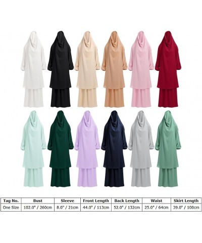 Abayas for Women Muslim Chiffon Prayer Burqa Dress Burkas for Women Muslim Hijab Dress Full Length Islamic Veil Abaya Set Dar...