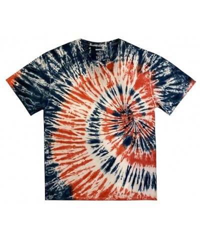 Whiskey & Oak Tie Dye Crew Neck T-Shirt 15959-J-L Small Tie Dye Red White Blue $7.64 T-Shirts