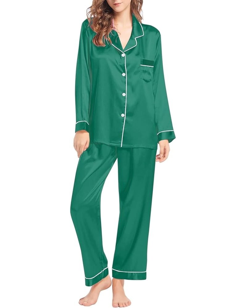 Pajamas for Women Soft Comfy Cotton Womens Pajama Sets Shorts Cotton Night Gowns for Sleeping Green $7.00 Sleep & Lounge