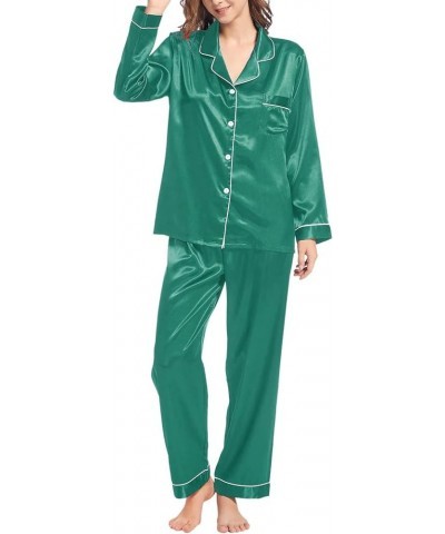 Pajamas for Women Soft Comfy Cotton Womens Pajama Sets Shorts Cotton Night Gowns for Sleeping Green $7.00 Sleep & Lounge