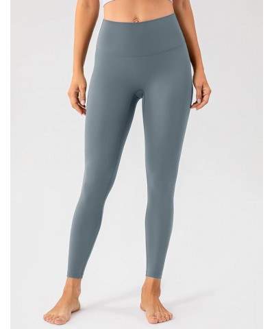 Women's All Day Soft Yoga Leggings 23"/ 25"/ 28" - No Front Seam Workout Active Legging for Women 25" Mid Rise Blue Gray $13....