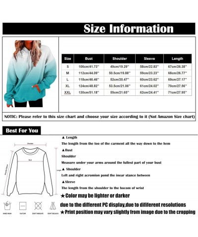 Hoodies for Women Trendy Loose Sweatshirts Long Sleeve Gradient Patchwork Hooded Pullover Fall Clothes With Pocket D Hot Pink...