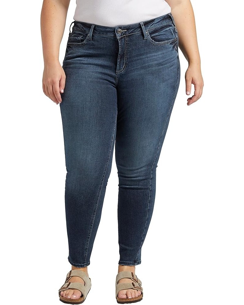 Women's Plus Size Suki Mid Rise Skinny Jeans Dark Wash Edb438 $28.26 Jeans