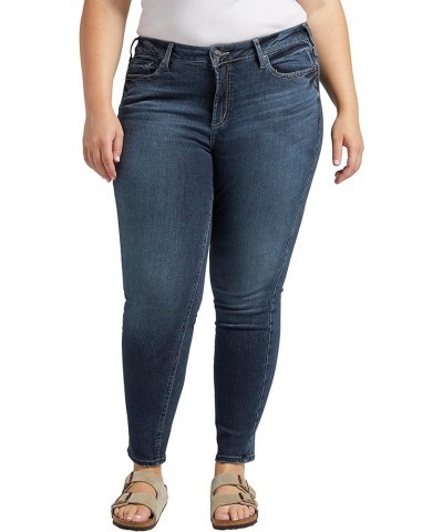 Women's Plus Size Suki Mid Rise Skinny Jeans Dark Wash Edb438 $28.26 Jeans