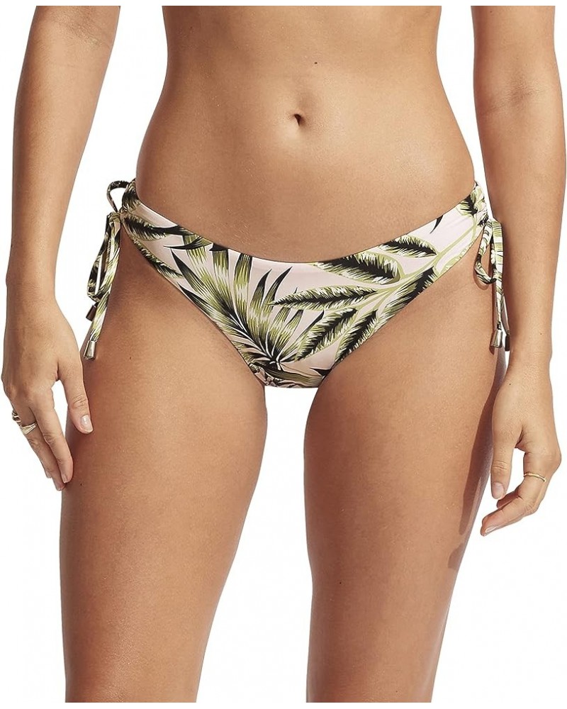 Women's Loop Tie Side Hipster Bikini Bottom Swimsuit Island in the Sun Avocado $11.95 Swimsuits