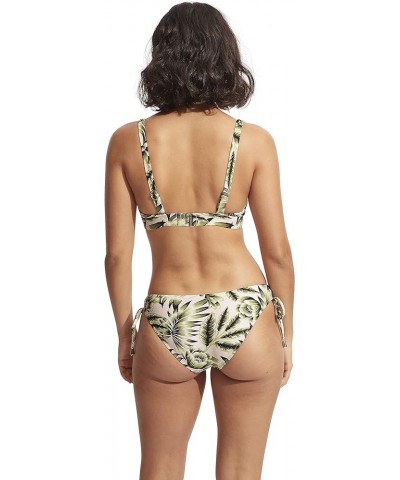 Women's Loop Tie Side Hipster Bikini Bottom Swimsuit Island in the Sun Avocado $11.95 Swimsuits