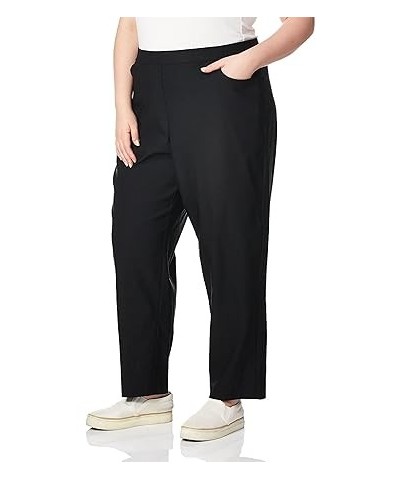 womens Petiteclassic Allure Fit Proportioned With Elastic Comfort Waistband Casual Pants, Black, 6 Petite US 24 Black $12.96 ...