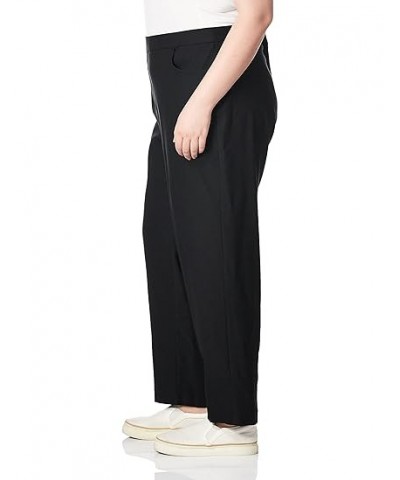 womens Petiteclassic Allure Fit Proportioned With Elastic Comfort Waistband Casual Pants, Black, 6 Petite US 24 Black $12.96 ...