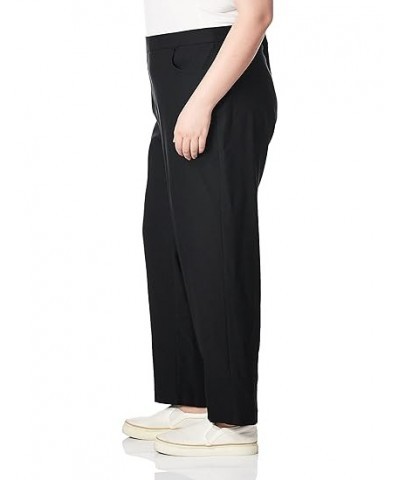 womens Petiteclassic Allure Fit Proportioned With Elastic Comfort Waistband Casual Pants, Black, 6 Petite US 24 Black $12.96 ...