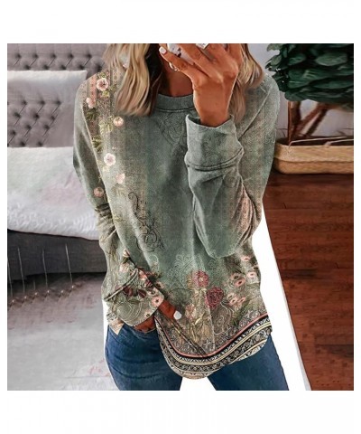 Womens Spring Fashion 2024 Long Sleeve Shirts for Women Trendy Going Out Tops Blouses Dressy Casual Sweatshirts 04army Green ...