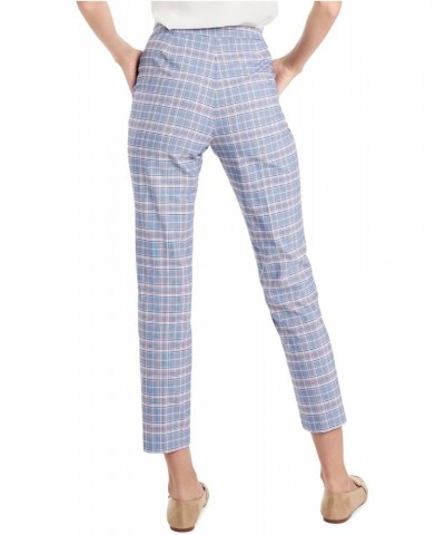 Womens Glen Plaid Straight Leg Dress Pants Blue 8 $13.29 Pants