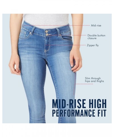 Women's Ultra Skinny Mid-Rise Insta Soft Juniors Jeans (Standard and Plus) Plus Size Lake Pure $16.72 Jeans