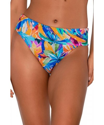 Women's Standard Hannah Foldover High Waist Swimsuit Bikini Bottom Alegria $29.25 Swimsuits