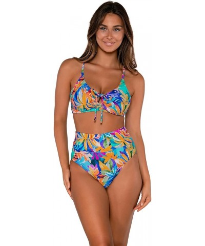 Women's Standard Hannah Foldover High Waist Swimsuit Bikini Bottom Alegria $29.25 Swimsuits