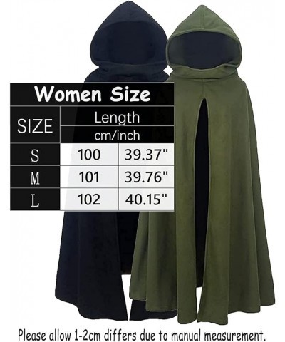 Women Gothic Hooded Open Front Poncho Cape Coat Outwear Jacket Cloak 01lightgrey $24.01 Coats