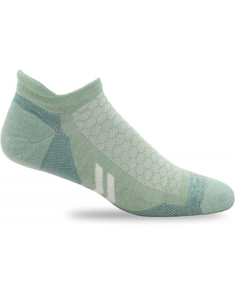 Women's Incline II Micro Moderate Compression Sock Celadon $14.49 Activewear