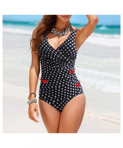 Women's Competitive Athletic 1 Piece Swimsuit Racerback Training Swimwear Bathing Suits Swimsuit Women Z8-black $10.58 Swimsuits