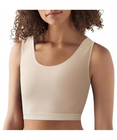 Chest Binder for Women Transgender FTM Breathable Half Trans Binder Bra Classic-nude $11.99 Lingerie