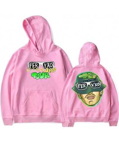 Ferxxo Rapper Feid NITRO JAM TOUR Merch Popular Graphics Unisex Trendy Casual Streetwear Pink $13.45 Jackets