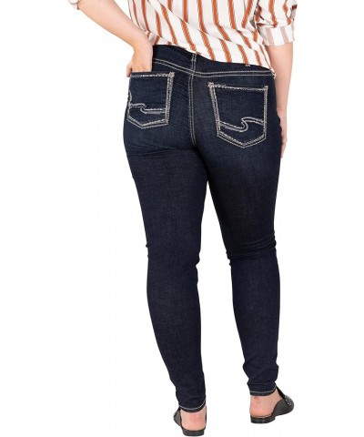 Women's Plus Size Suki Mid Rise Skinny Jeans Clean Dark Rinse $24.94 Jeans