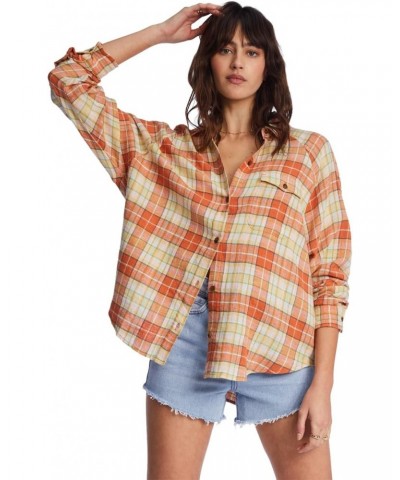 Best Time Woven Top Multi LG $30.52 Blouses