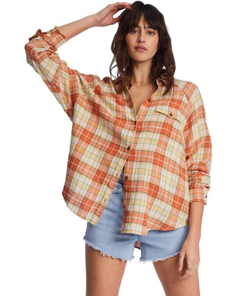 Best Time Woven Top Multi LG $30.52 Blouses