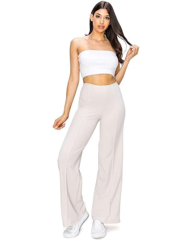 Women's Regular Waist Casual Pants 3562C Nude $18.35 Pants