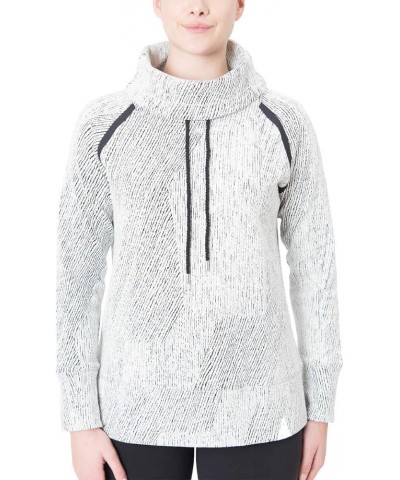 Ladies' Jacquard Pullover White $6.59 Hoodies & Sweatshirts