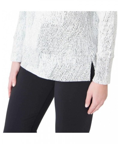 Ladies' Jacquard Pullover White $6.59 Hoodies & Sweatshirts