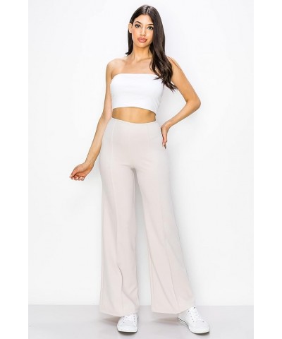 Women's Regular Waist Casual Pants 3562C Nude $18.35 Pants