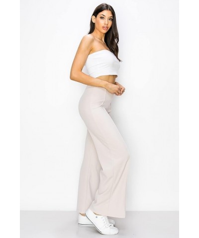 Women's Regular Waist Casual Pants 3562C Nude $18.35 Pants