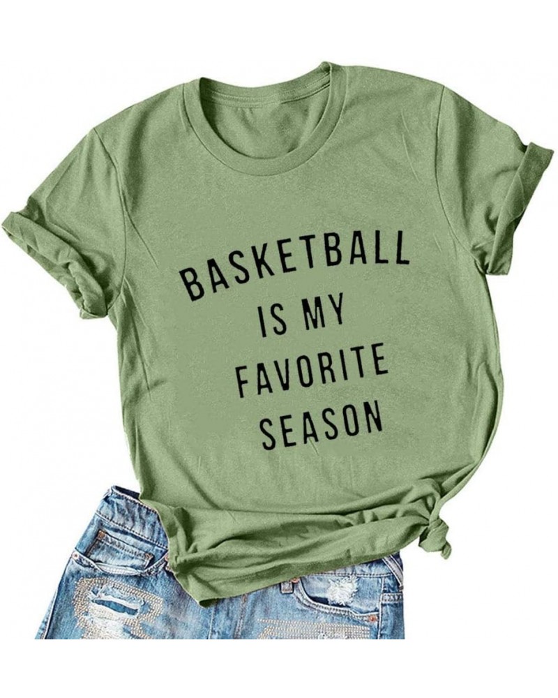 Women Basketball is My Favorite Season Long Sleeve Sweatshirt 1-green Basketball $11.01 Hoodies & Sweatshirts