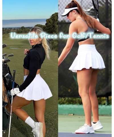 Women Golf Skort Tennis Skirt with Pockets Shorts High Waisted Pleated Mini Skirt Athletic Workout Skorts Skirts B1- Everyday...