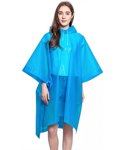 Waterproof EVA Rain Cape Raincoat Reusable Windproof Jacket Rain Coat Women Hiking Riding Rainwear Poncho (Color : Pink) Blue...