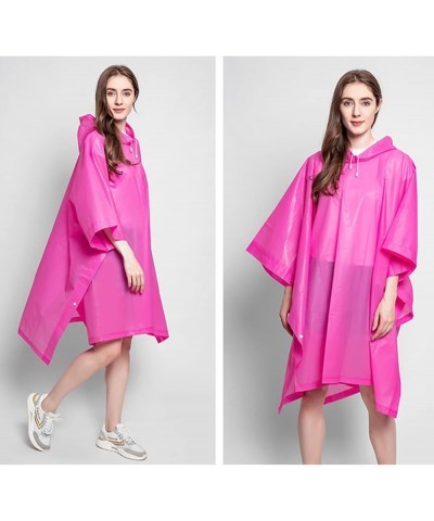 Waterproof EVA Rain Cape Raincoat Reusable Windproof Jacket Rain Coat Women Hiking Riding Rainwear Poncho (Color : Pink) Blue...