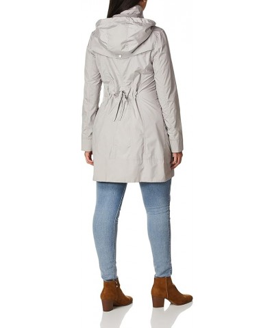 Women's Packable Hooded Rain Jacket with Bow Pearl $52.79 Jackets