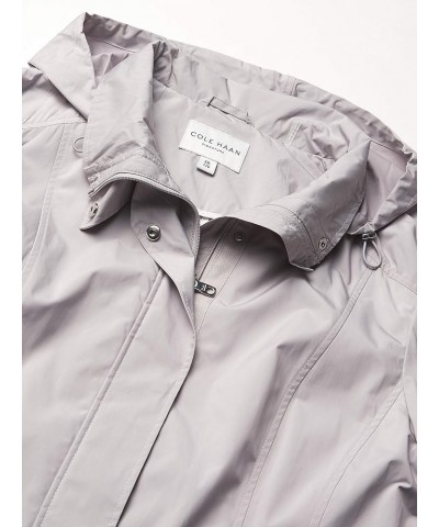 Women's Packable Hooded Rain Jacket with Bow Pearl $52.79 Jackets