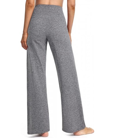 Wide Leg Pants Woman Yoga Pants with Pockets Stretch Loose Casual Lounge Sweatpants Petite/Regular/Tall Heather Grey $19.50 A...