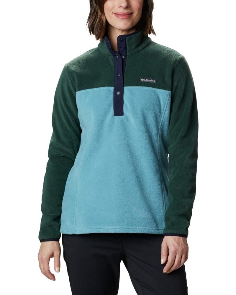 Women's Benton Springs Half Snap Pullover Spruce/Canyon Blue $20.50 Sweaters