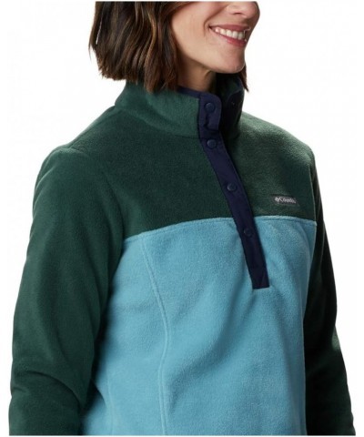 Women's Benton Springs Half Snap Pullover Spruce/Canyon Blue $20.50 Sweaters