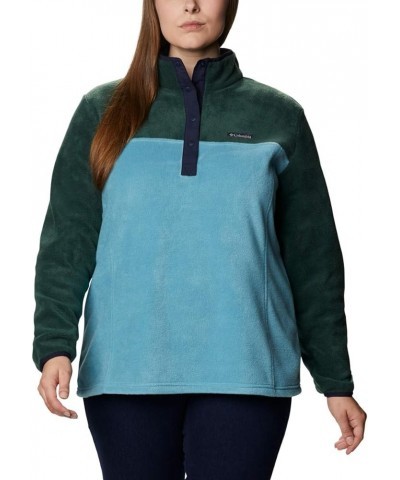 Women's Benton Springs Half Snap Pullover Spruce/Canyon Blue $20.50 Sweaters