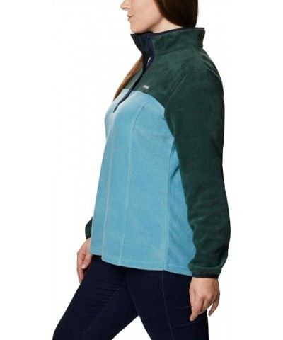 Women's Benton Springs Half Snap Pullover Spruce/Canyon Blue $20.50 Sweaters