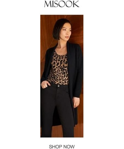 Business Women Pants - Classic Workwear Wrinkle Resistant Professional Ladies Pants Black Wide Leg Pant $72.23 Pants