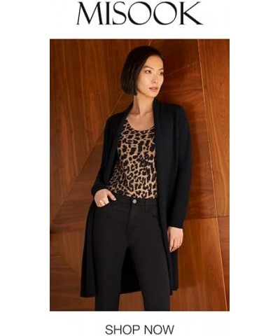 Business Women Pants - Classic Workwear Wrinkle Resistant Professional Ladies Pants Black Wide Leg Pant $72.23 Pants