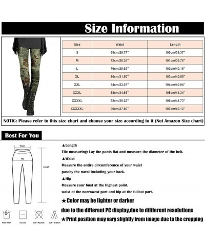 Leggings with Pockets for Women Soft Daily Vacation Deep Green Gray Green All Seasons Thermal Leggings for Women B-e $8.50 Ac...